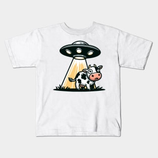 Ufo cow Kids T-Shirt